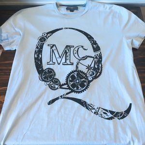 Rare HTF McQ by Alexander McQueen Steampunk Logo Shirt